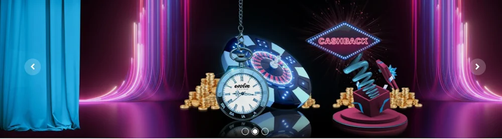 Evolve Casino Cashback